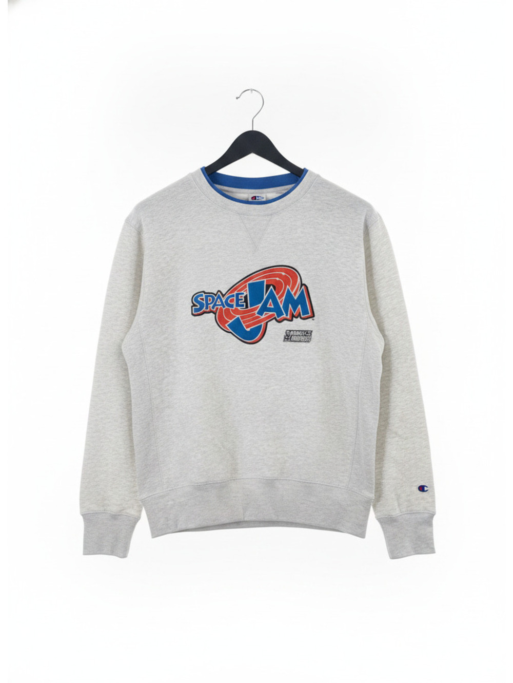 Champion Space Jam Logo Crewneck Sweatshirt Gray Size M [COPY]